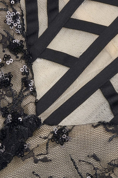 loveedsTM-Herringbone sexy tube top dress-vx