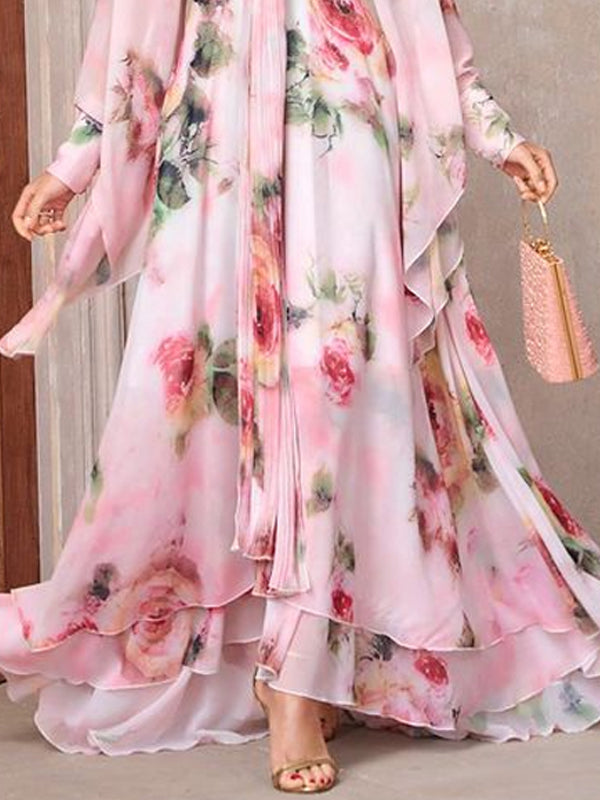 Chiffon Temperament Elegant Beach Vacation Women's Dress