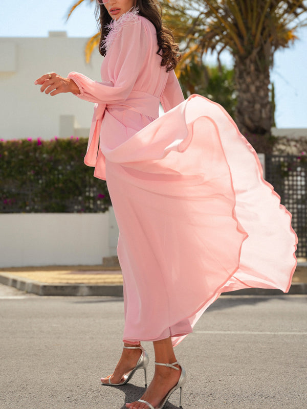 Light And Elegant Chiffon Charm Women's Dress