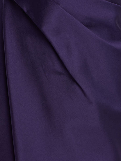 Satin High Slit Temperament Tube Top Women's Gown