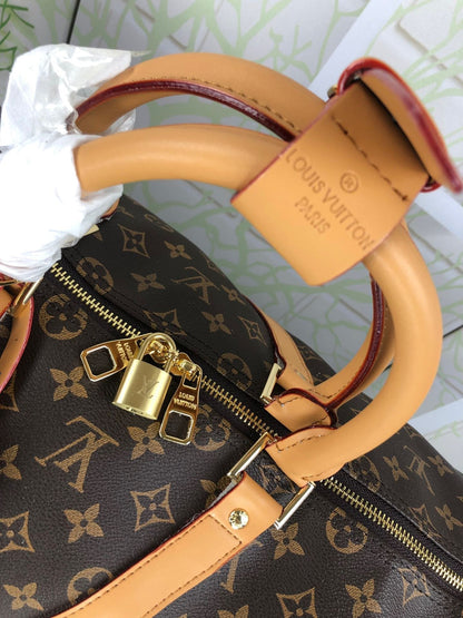 Louis Vuitton Monogram Keepall Bandouliere 60 Travel Bag