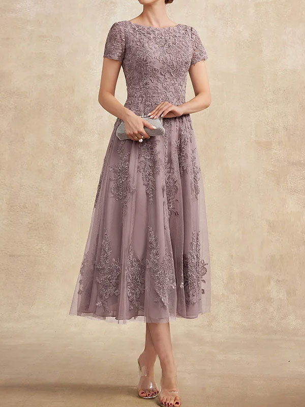 Elegant Lace Hollow Out Temperament Women's Dress