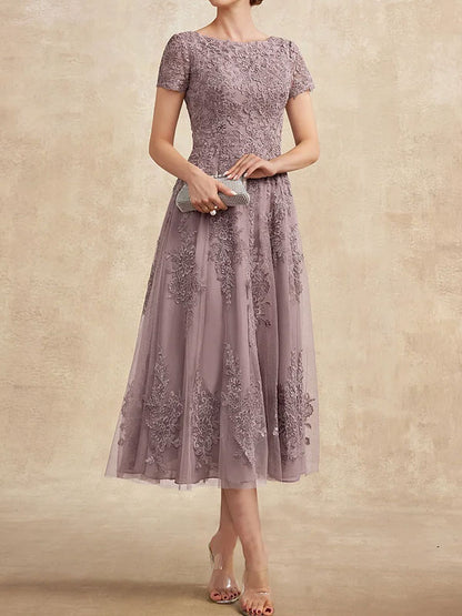 Elegant Lace Hollow Out Temperament Women's Dress