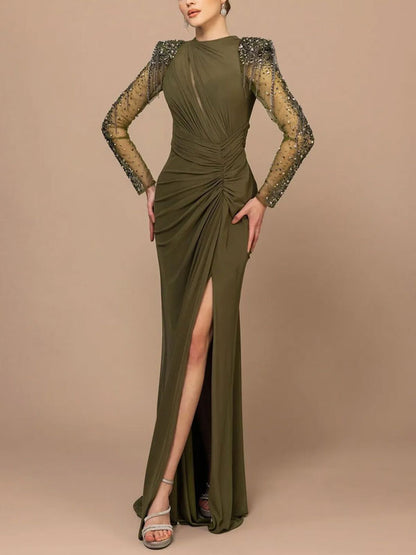 Slim Fit with Split Sides Women's Gown