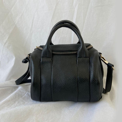 Alexander Wang Black Leather Rocco Duffle Bag