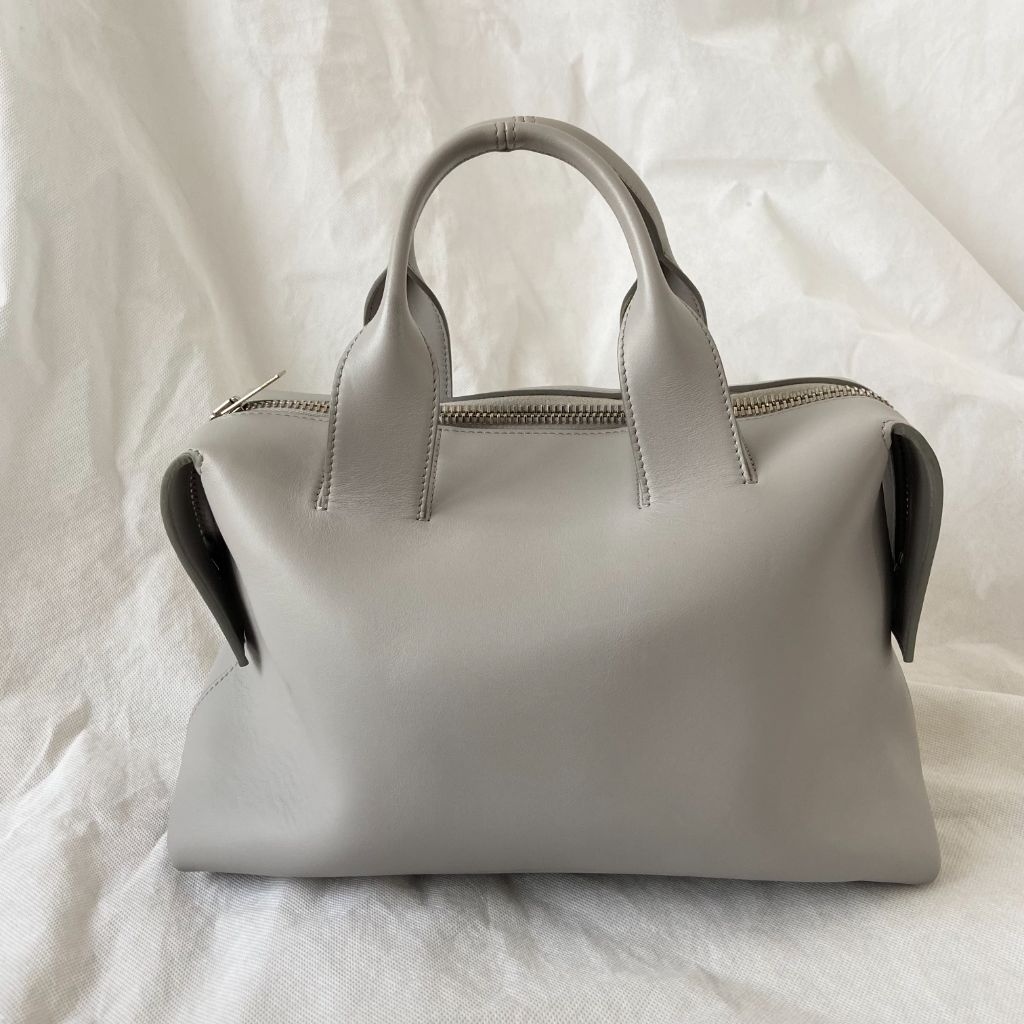 Alexander Wang Grey Smooth Leather Top Handle Bag