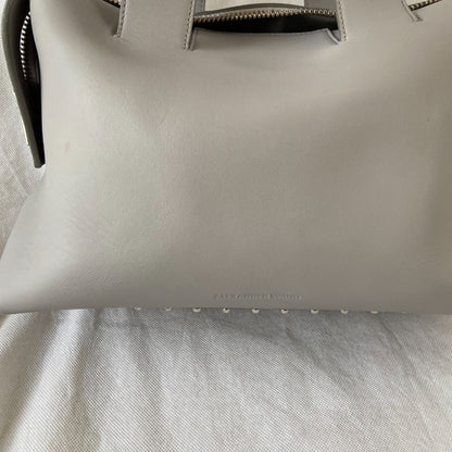 Alexander Wang Grey Smooth Leather Top Handle Bag