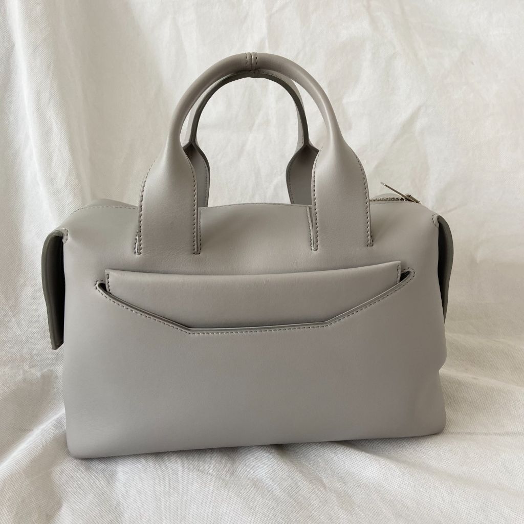 Alexander Wang Grey Smooth Leather Top Handle Bag