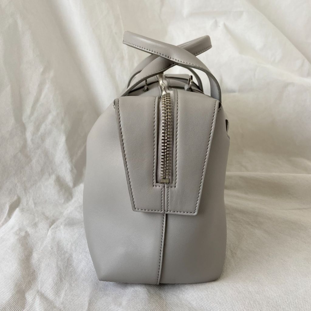 Alexander Wang Grey Smooth Leather Top Handle Bag