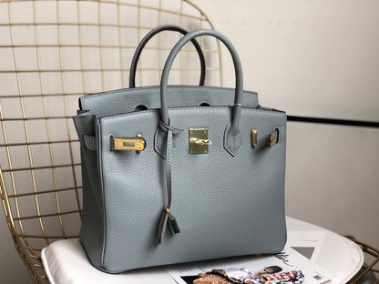 H BIRKIN 35 TOGO  GOLD HARDWARE GREY 35CM