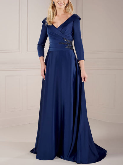 Satin Exquisite Temperament Party Ladies Dress