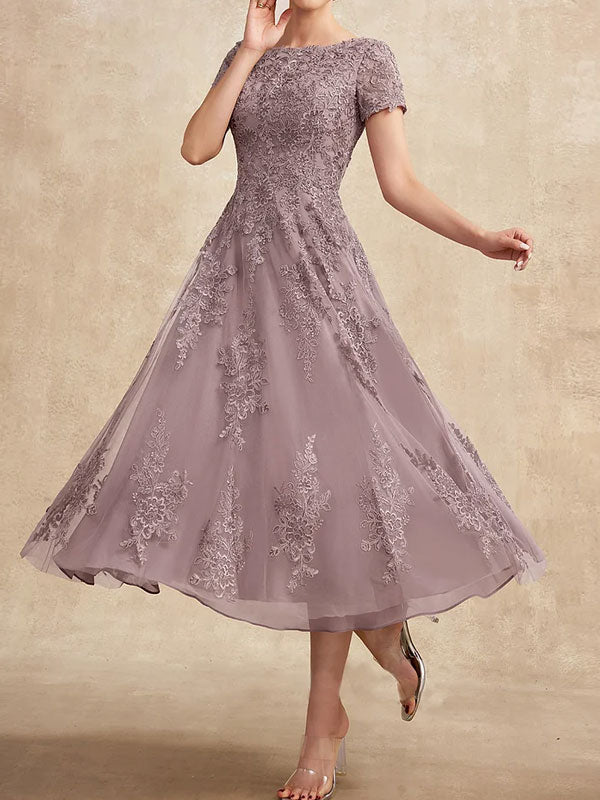 Elegant Lace Hollow Out Temperament Women's Dress