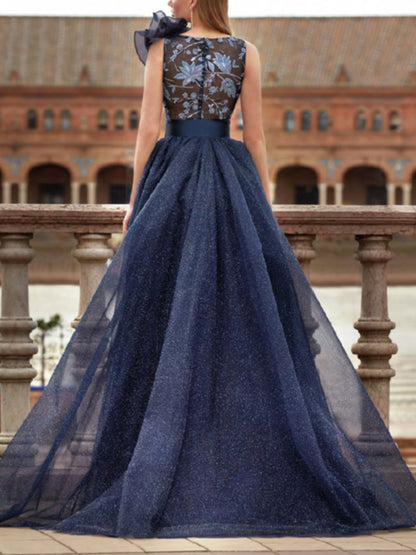 Embroidered Tulle Exquisite Women's Dress