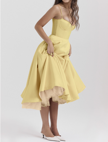 loveedsTM-puff sleeve dress