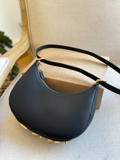 Women Fendi Fendigraphy Small Leather Hobo Bag