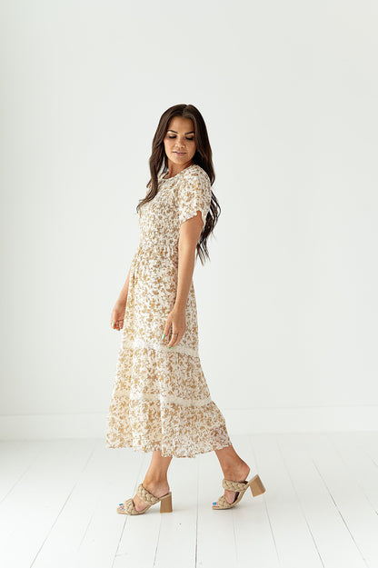 loveedsTM-Ramona Tiered Dress in Ivory