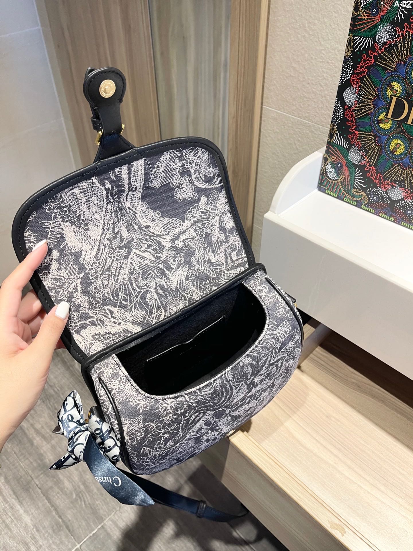 Dior Medium Bobby Bag Blue