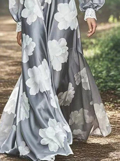 Lace Edge Temperament Vacation Women's Dress