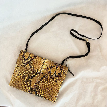 Marni Python Tan Clutch Bag