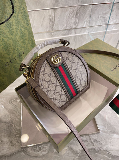 Gucci Ophidia GG mini round Shoulder bag women