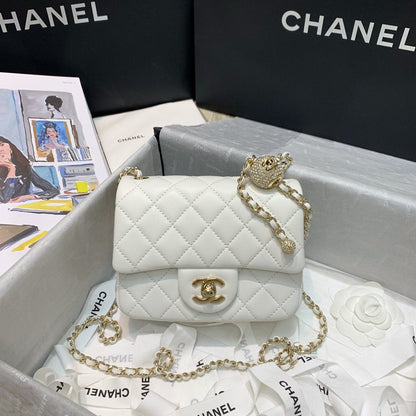 CHANEL 23C White Mini
