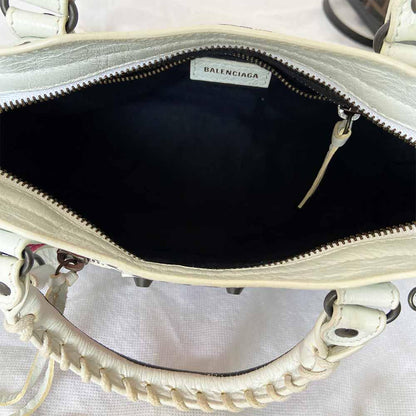 Balenciaga Classic City mini graffiti-printed leather bag