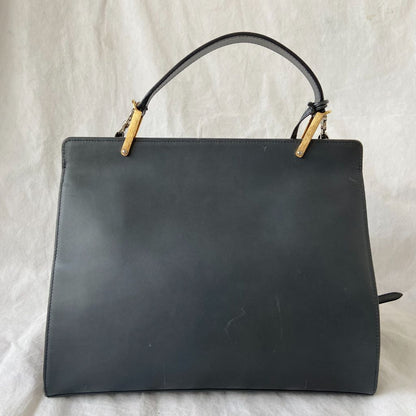 Balenciaga Le Dix Cartable Top Handle Leather Bag
