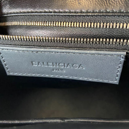 Balenciaga Le Dix Cartable Top Handle Leather Bag