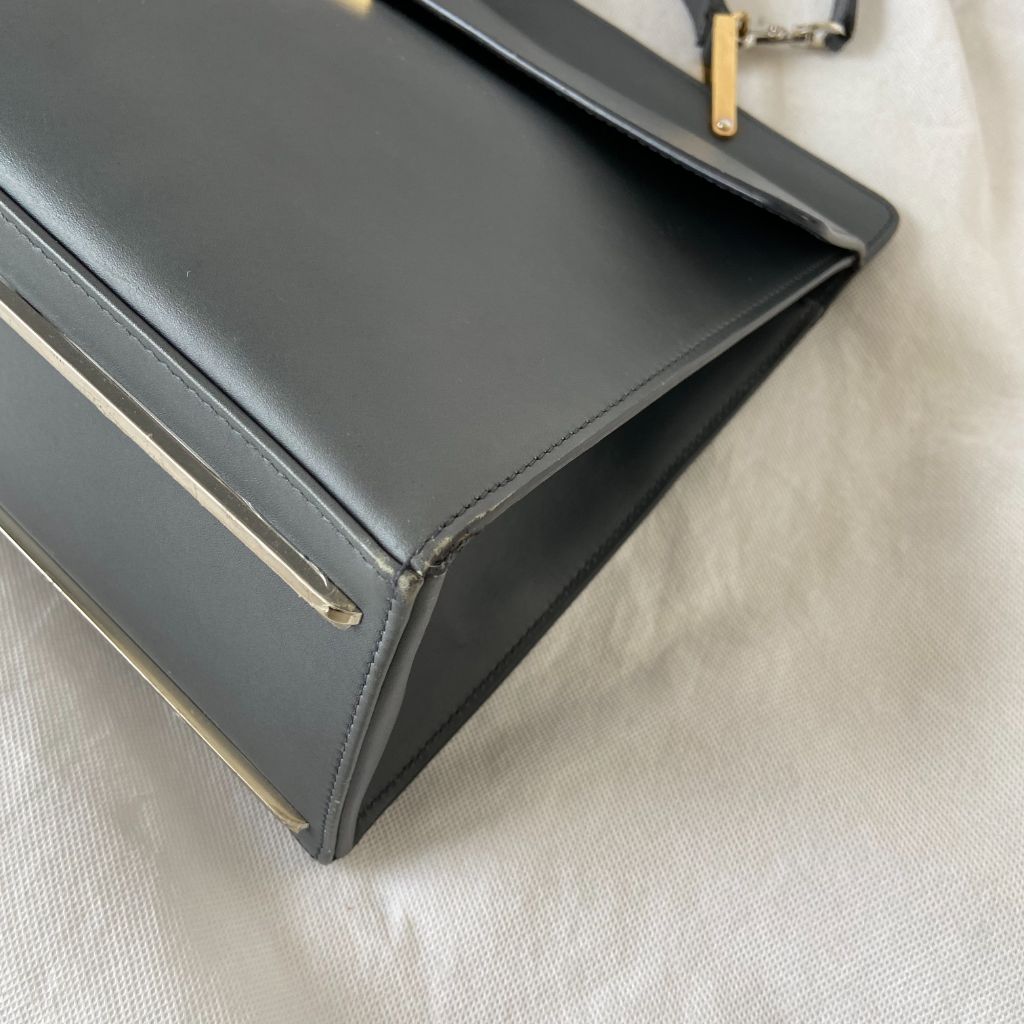 Balenciaga Le Dix Cartable Top Handle Leather Bag