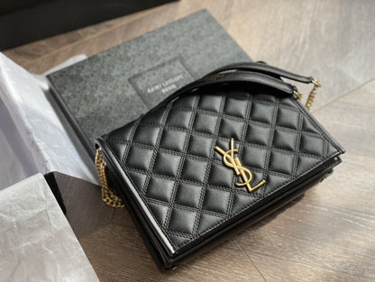 Saint Laurent Becky Mini Chain Bag in Carré