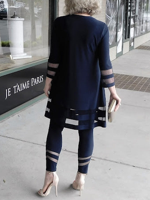 Mesh Hollow Temperament Women's Suit