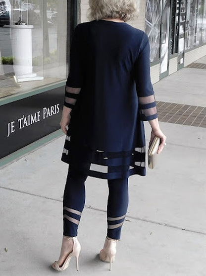 Mesh Hollow Temperament Women's Suit