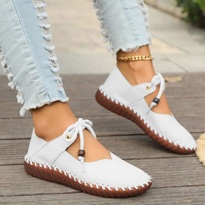 Retro Round Toe Lightweight Soft Sole Women's Shoes