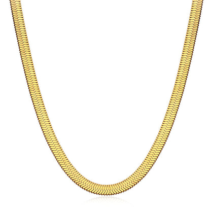 Stacked Jewelry Snake Bone Chain