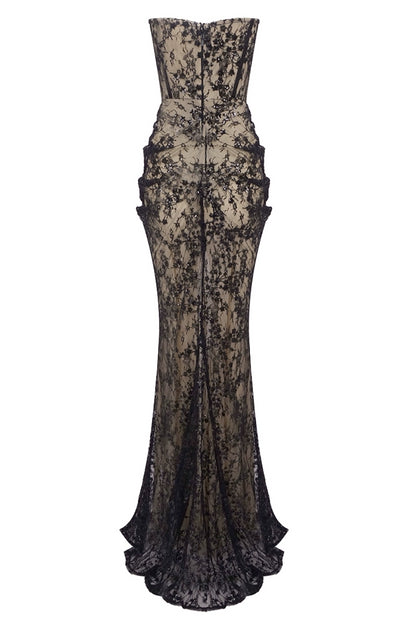 loveedsTM-Herringbone sexy tube top dress-vx