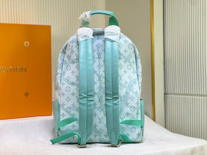 LOUIS VUITTON DISCOVERY BACKPACK CRYSTAL BLUE