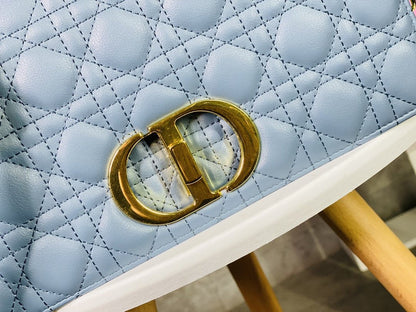 Dior Medium Dior Caro Bag Black Supple Cannage Calfskin Women