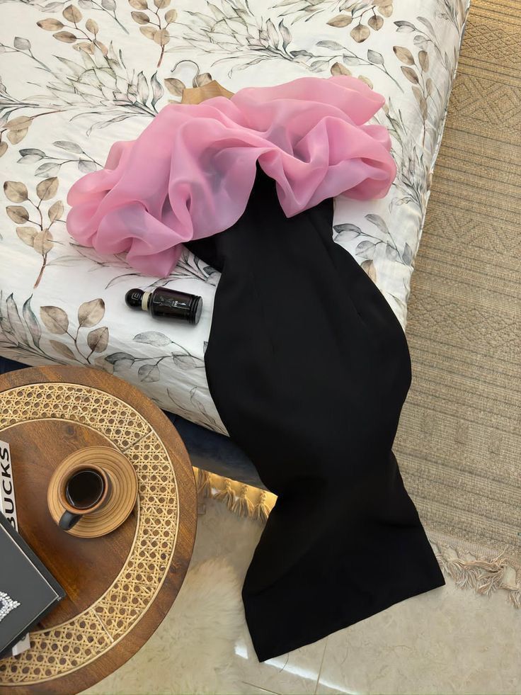 Gentle Pink Mermaid Off the Shoulder Organza Satin Prom Dress Party Dress with Slit SH3680