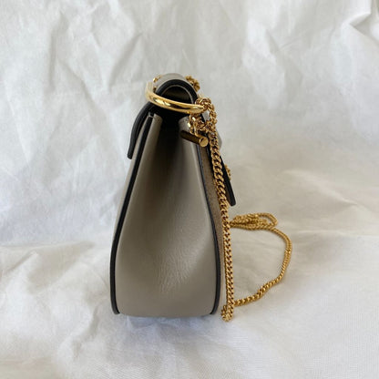 Chloé Grey Suede and Leather Drew Bag