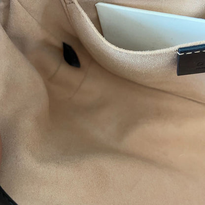 Gucci Black Mini GG Marmont 2.0 Matelassé Shoulder Bag