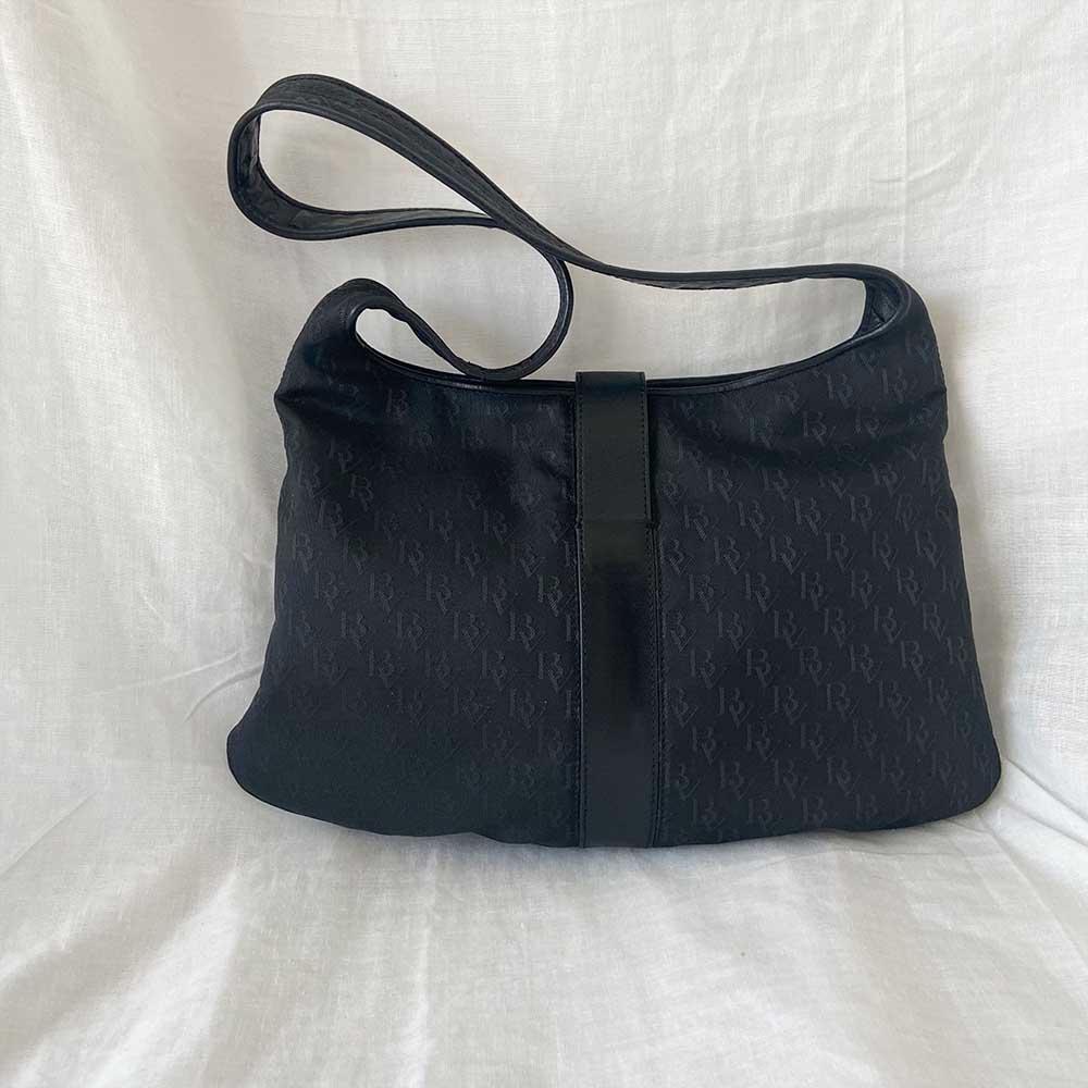 Bottega Veneta Black Vintage Canvas Bag