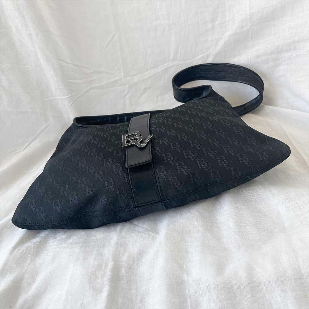 Bottega Veneta Black Vintage Canvas Bag