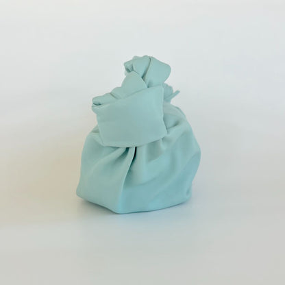 Bottega Veneta Blue Leather Double Knot Hobo