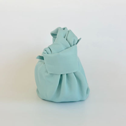 Bottega Veneta Blue Leather Double Knot Hobo