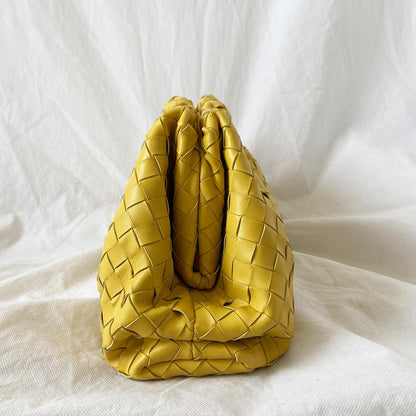 Bottega Veneta The Pouch intrecciato leather clutch bag