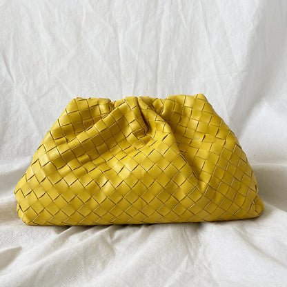 Bottega Veneta The Pouch intrecciato leather clutch bag