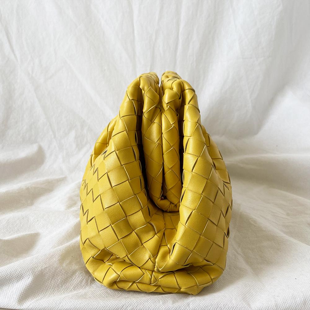 Bottega Veneta The Pouch intrecciato leather clutch bag