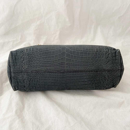 Bottega Veneta Vendome Sable Ardoise  Crocodile Shoulder Bag