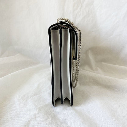 Bvlgari Cream Leather Medium Serpenti Forever Shoulder Bag