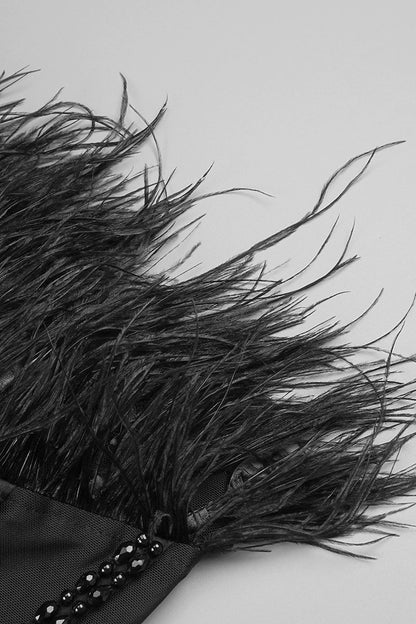 loveedsTM-New style heavy beaded tube top dress-vx